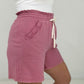 Cotton Gauze Drawstring Waist Shorts