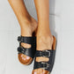 Sitting Seaside Cork Buckle Sandal
