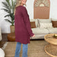 V-Neck High-Low Hem Top