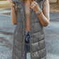 Women's Hooded Sleeveless Puffer Vest
