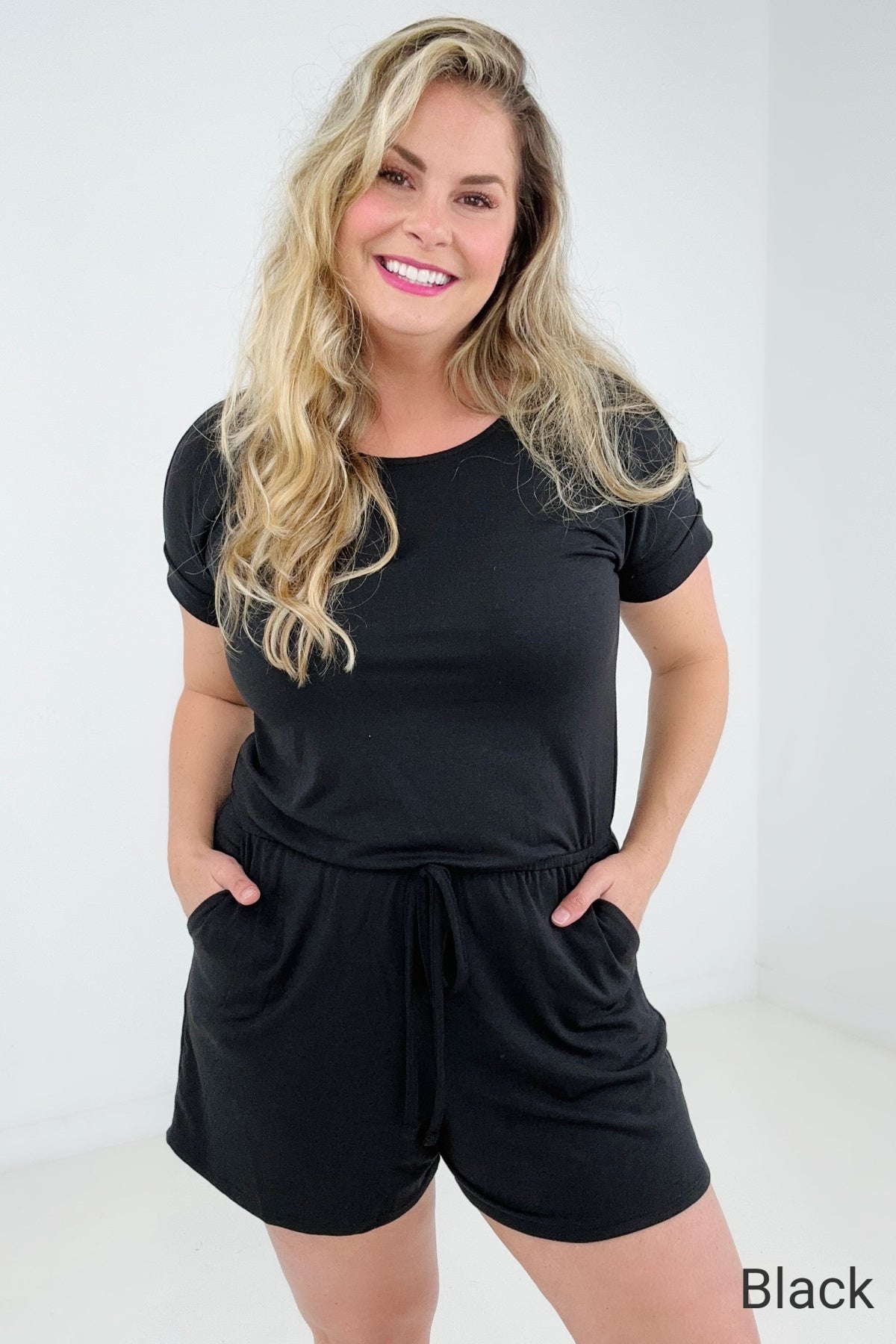 Romper with Back Keyhole Opening