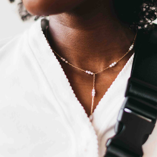 Pearly Satisfaction Y Drop Necklace - Preorder