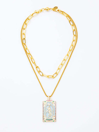 Melania Fortune Tarot Cards Pendant Necklace