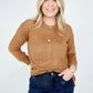 Long Sleeve Sheer Wool Sweater