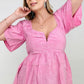 Short Sleeve Solid Woven Top