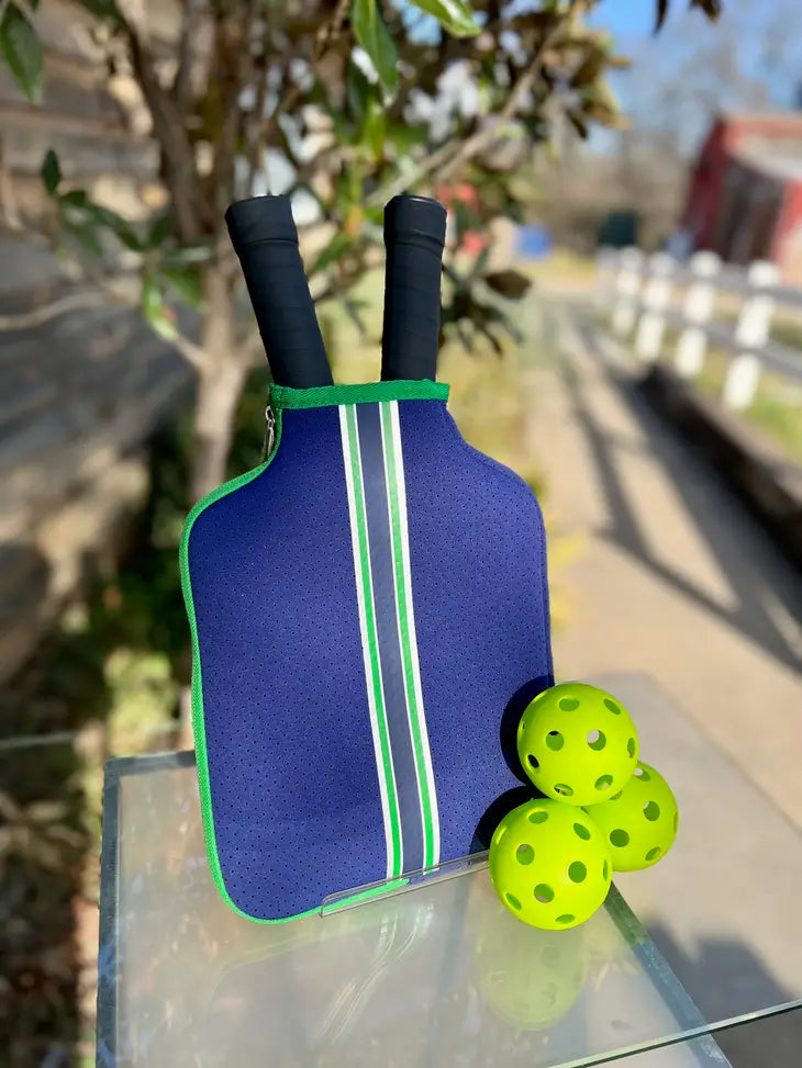 PREORDER: Pickleball Paddle Cover in Royal/Green