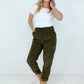 High Rise Corduroy Pants with Pockets