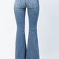 Judy Blue "High-Rise Rebel" High Waist Heavy Destroy Flare Jeans