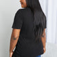 mineB Full Size Graphic Round Neck Tee Shirt