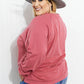 SIZE MEDIUM Cuddle Bug French Terry Sweatshirt