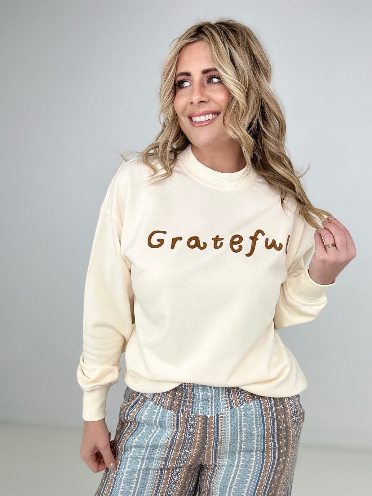 Grateful Graphic Sweatshirt
