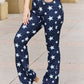 Judy Blue High Waist Star Print Flare Jeans