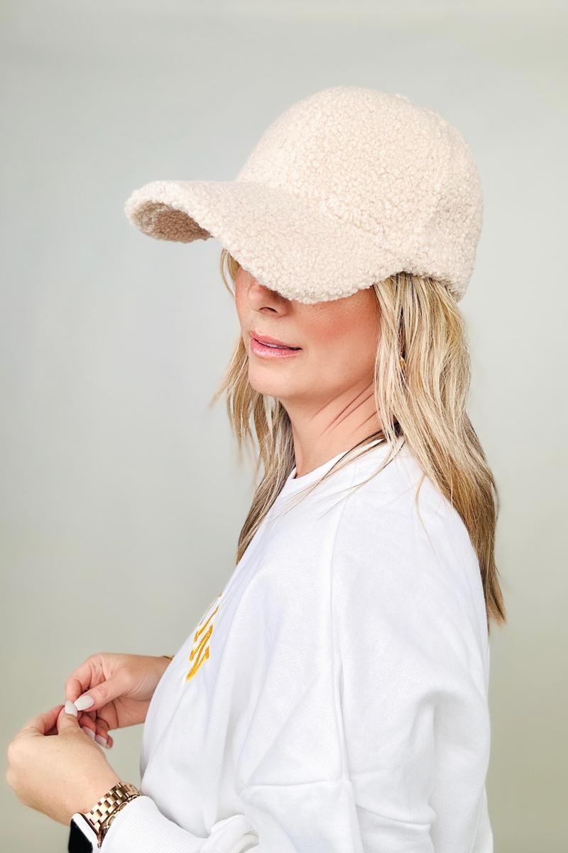 Teddy Fleece Baseball Cap - Multiple colors