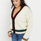 SIZE SMALL Cable Knit Cardigan