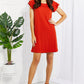 Zenana Living Life Full Size Layered Ruffle Sleeve Dress