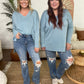 V-Neck High-Low Hem Top