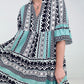Myra Bell Sleeve Boho Dress