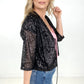 More Than Subtle Sequin Cropped Jacket
