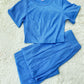PREORDER: Petite Length Cropped Lounge Set in Four Colors