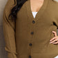 Everyday Favorite V-Neck Cardigan in Olive