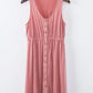Sleeveless Button Down Mini Dress