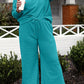 Take Me Away Textured Long Sleeve Top and Pants Set - 6 Colors