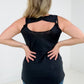 Short Sleeve Solid Knit Tank Top