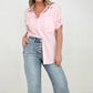 Pink is My Jam Button Down Blouse