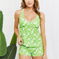 Marina West Swim By The Shore Two-Piece Swimsuit in Blossom Green