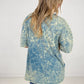 Acid Wash Boyfriend Top