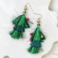 PREORDER: Christmas Tinsel Dangle Earrings in Two Colors