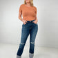 Rae Mode Solid Butter Boat Neckline Bodysuit
