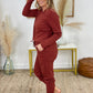 Solid Cotton Top & Jogger Set