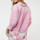 Davi & Dani Pladi Button Down Long Sleeve Shirt