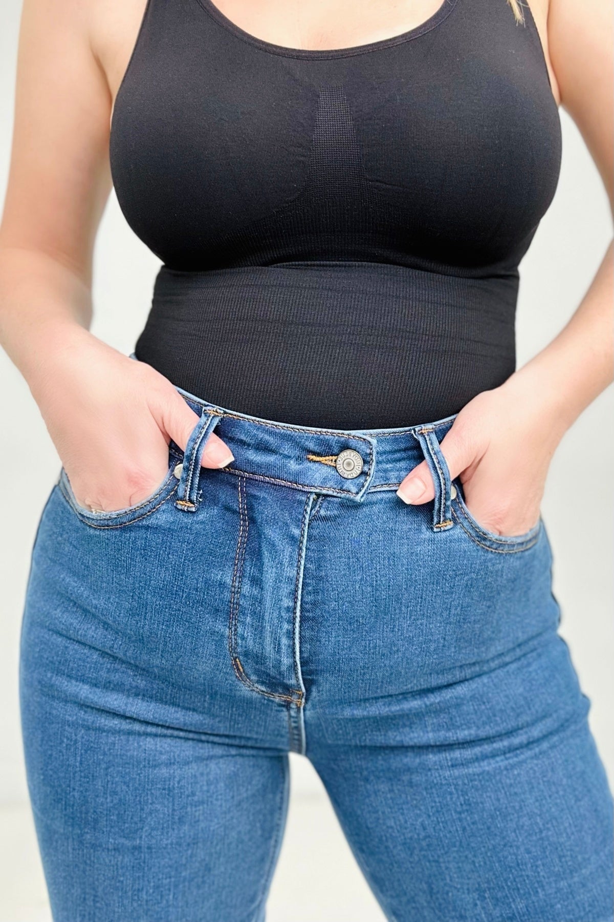 Judy Blue Cool Denim Tummy Control Flare Jeans