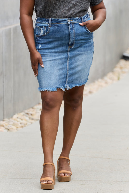 RISEN Amelia Denim Skirt