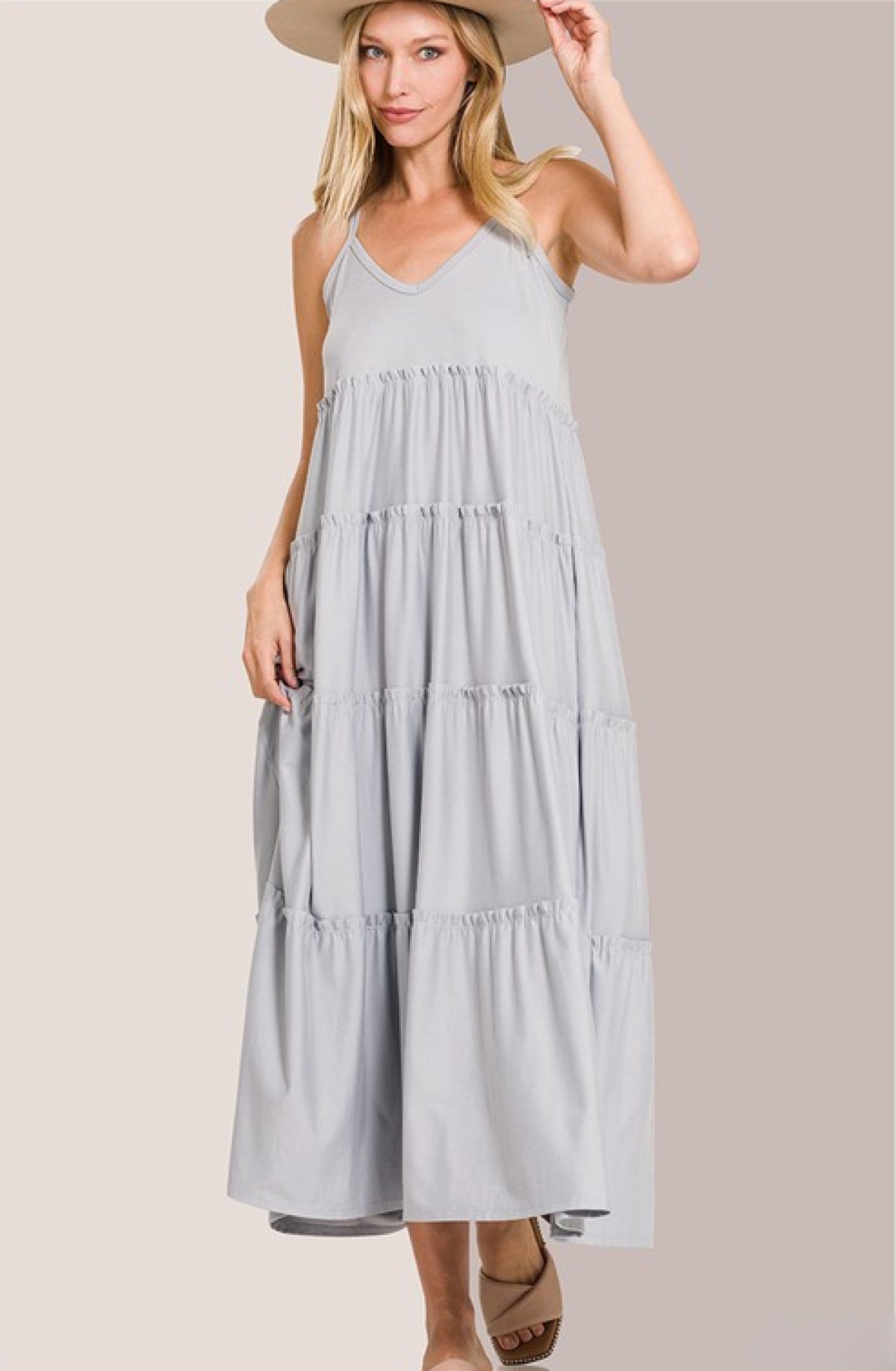 Romance At Sunset Tiered Maxi Dress - Multiple Colors