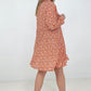 Floral Button Down Shirt Dress
