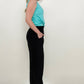 Smocked Waistband Wide Leg Pants - 2 colors