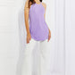 Rocker Chic Halter Neck Tank - Lavender