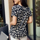 Leopard Round Neck Tee Shirt