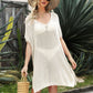 Openwork Side Slit Cover-Up Dress