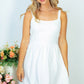 White Birch Sleeveless Solid Knit Dress