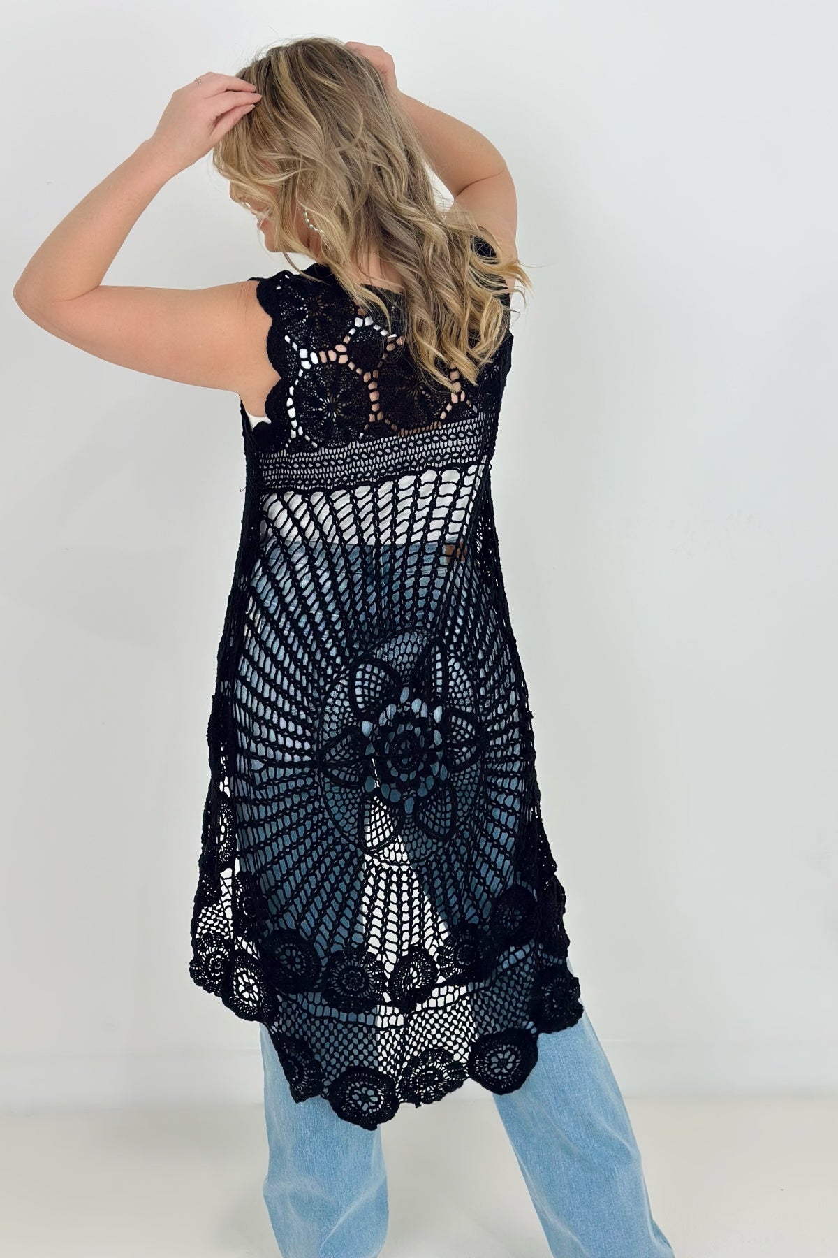 Vintage Crochet Sleeveless Top - Multiple colors
