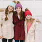 Winter Warm Coat in Wine