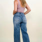 Bayeas High Rise Wide Leg Cropped Jeans