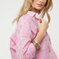 Davi & Dani Pladi Button Down Long Sleeve Shirt