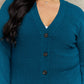 Everyday Favorite V-Neck Cardigan in Teal