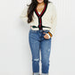 SIZE SMALL Cable Knit Cardigan