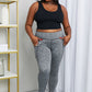 Rae Mode Full Size Heathered Wide Waistband Yoga Leggings